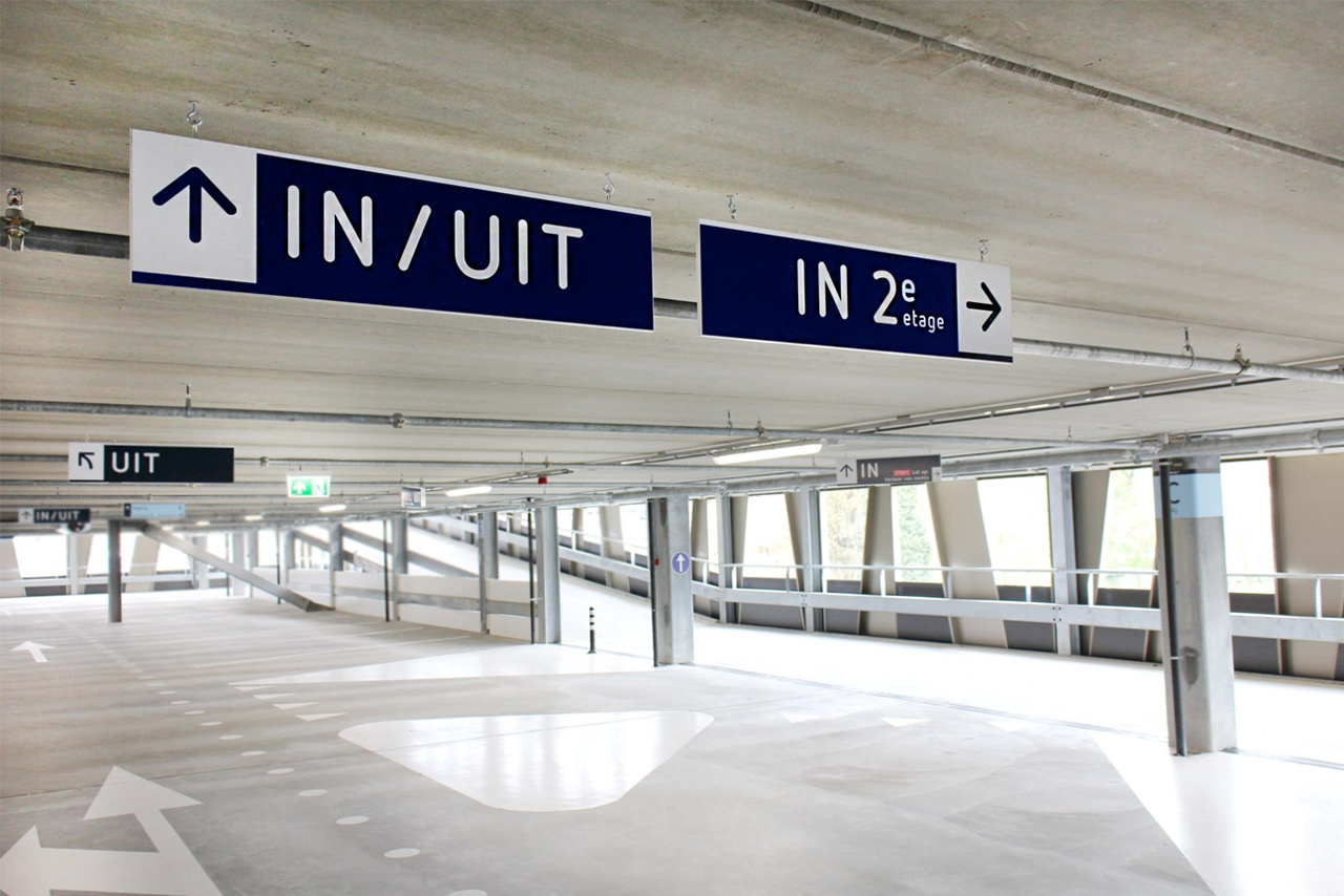 RDG garage bewegwijzering route | Groeneveld Sign Systems